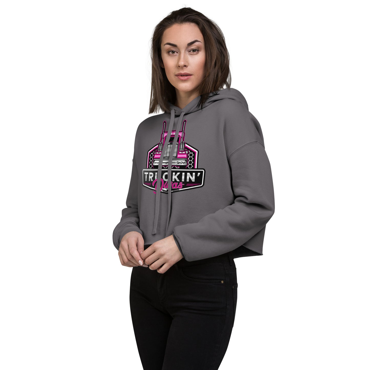 Signature Truckin' Divas Crop Hoodie